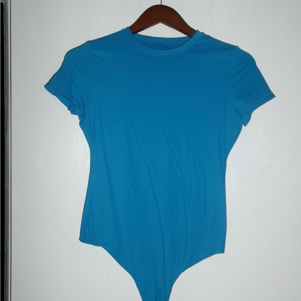 Elegant Blue Women's Bodysuit